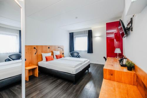 1 double bed