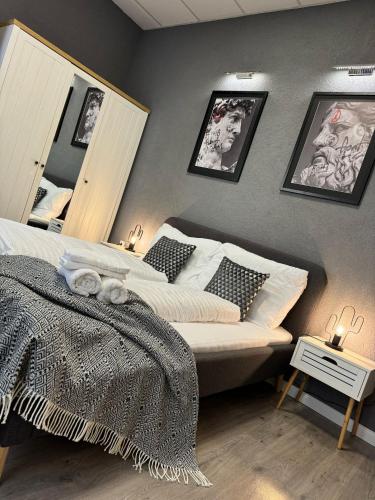 Luxury design apartment in downtown centre with free parking