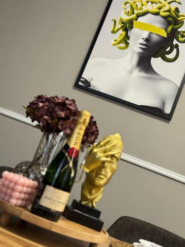 Luxury design apartment in downtown centre with free parking