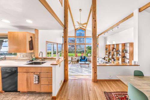 Hotelli välisilme, Sunny Blue Beach House in Lummi Island