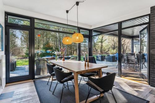 Exterior view, 8-Person Holiday Home In Fuglslev With Indoor And Outdoor Spa, Sauna And Large Annex Surrounded By F in Fuglslev