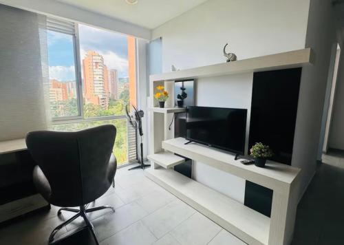 Apartaestudio de 2 habitaciones cerca a provenza y el tesoro, Medellín
