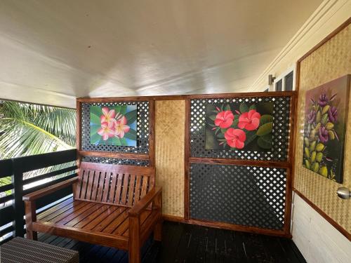 Rõdu/terrass, Tia Maria Retreat in Rarotonga