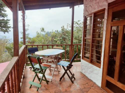 Erkély/terasz, Kynza Turismo Rural in Choachi