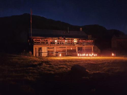 Murgseehütte in Murg, Schweiz