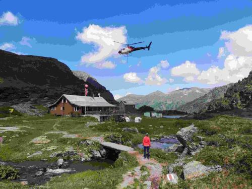 Murgseehütte in Murg, Schweiz