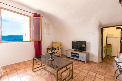 společenská místnost / TV salónek, U Fragnu - A 10min de LIle-Rousse in Santa-Reparata-di-Balagna