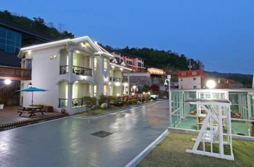 キョンジュ Saturday Pension Gyeongju ゲストハウス 眺望