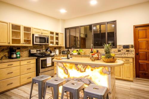 Open space concept that allows for multiple places to hang out