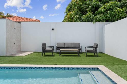 CM01A - Private Villa with pool - 5min from Eagle Beach - 3BR house, Ponton (photo 4)