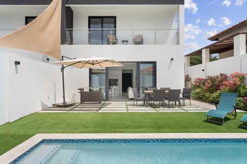 CM01A - Private Villa with pool - 5min from Eagle Beach - 3BR house, Ponton (photo 5)