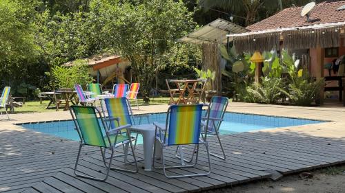 สระว่ายน้ำ, Mangará Hostel e Hospedaria (Mangara Hostel e Hospedaria) in หาดโบเนเต