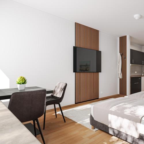 บริการและสิ่งอำนวยความสะดวก, WzW Apartments - Wohnraum zum Wohlfühlen (WzW Apartments - Wohnraum zum Wohlfuhlen) in นอยบรานเดนบวร์ก