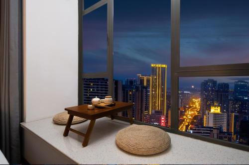 Studio Apartment room in Ode to Joy Hotel Apartment East Railway Station Guanghuan Shopping Park Branch