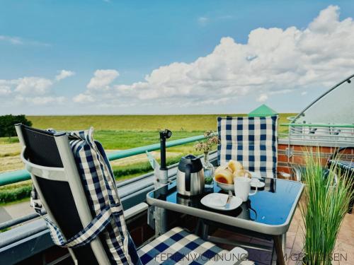 Nordseepanorama in der Ferienwohnung de Spant