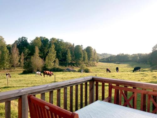 . Three Bedroom Cottage Scenic Farm Views Lake Access and Free Boat