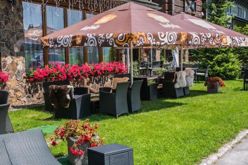 Erkély/terasz, Wellness Hotel Encian Donovaly in Donovaly