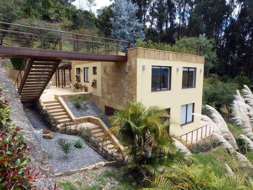 Exterior view, chalet casa cristal in El Roble