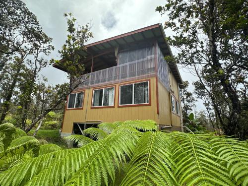 A szálláshely kívülről, Volcano Eco Cabin & Eco Lodge in Fern Forest (HI)