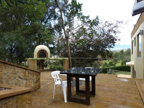 Balcony/terrace, chalet casa cristal in El Roble