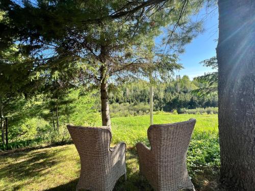 Skats, Saguenay-Lac-Saint-Jean Getaway 3-Bedroom Holiday Cottage with Garden View in Petit-Bégin (QC)