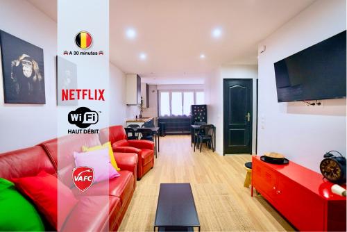 ValenStay - Duplex Stade du Hainaut avec terrasse, Valenciennes