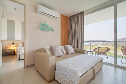 Sierra & Sea Suite - Penthouse Familiar con Jacuzzi - Edificio Porto Horizonte, Santa Marta (foto 6)