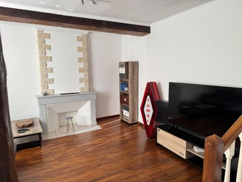 Közös társalgó / TV, Charmante maison de ville in Chamouilley