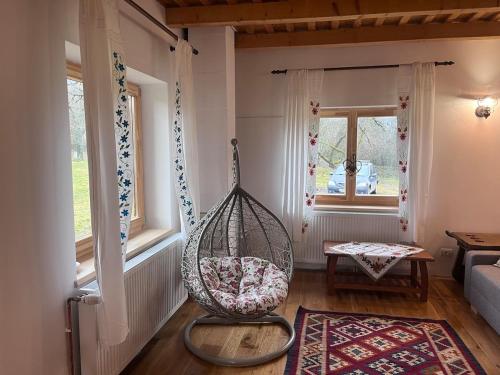 Casa Bunica - Vila Rustica cu Prispa Experienta Romaneasca Autentica langa Parau in Natura Loc Joaca in Marga