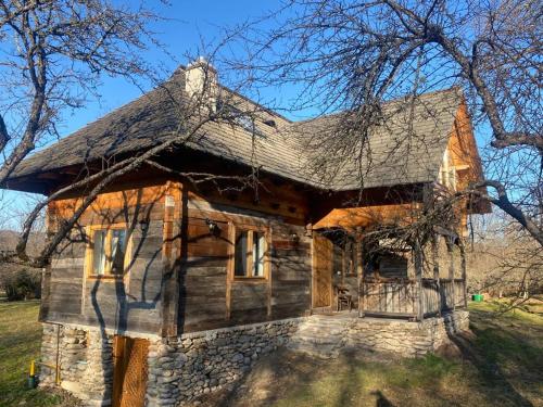 Casa Bunica - Vila Rustica cu Prispa Experienta Romaneasca Autentica langa Parau in Natura Loc Joaca in Marga