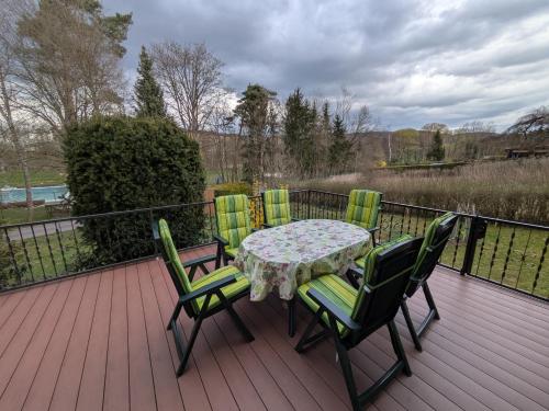 陽台/露台, Ferienhaus Am Freibad in 巴特貝爾卡