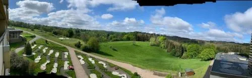 Oben in der 14 Etage in Braunlage, Deutschland