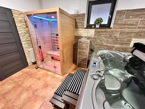 Sauna, GRAND HARRACHOV PENSION in Harrachov