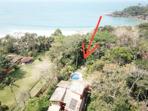 Casa pé na areia praia Félix (Casa pe na areia praia Felix) in Praia do Prumirim