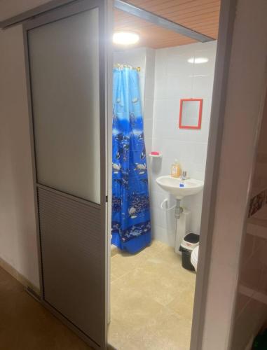 Shower, Casa Florida campestre in Boqueron