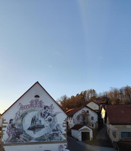 Viesnīcas āriene, Ferienwohnungen zur Burgruine in Runding