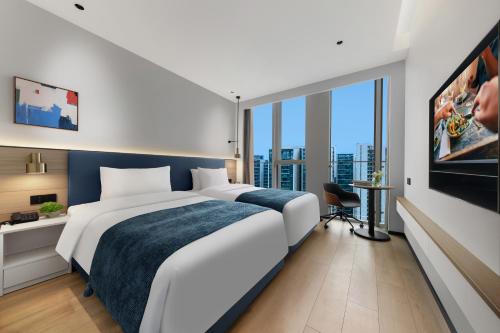 2 twin beds