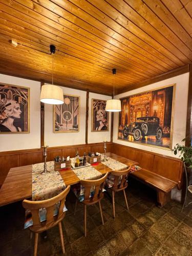 Restaurant, Hotel Post Cunter Biancardi in Conters