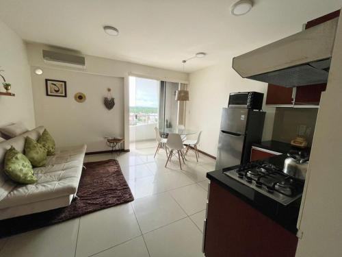 Apartment in front of the mall