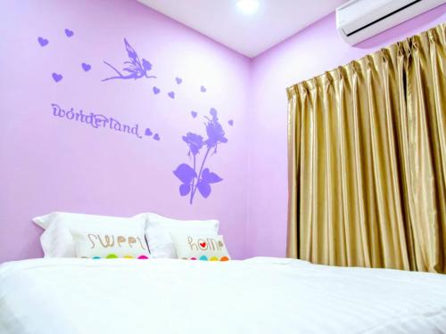 7楼紫钞屋 Comfy Purple House with Beautiful Seaview and Paddy Field View