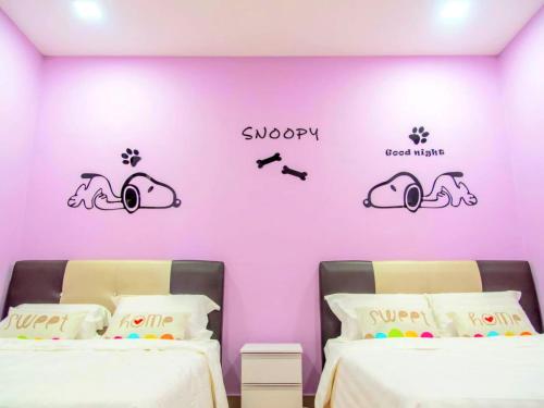 7楼紫钞屋 Comfy Purple House with Beautiful Seaview and Paddy Field View