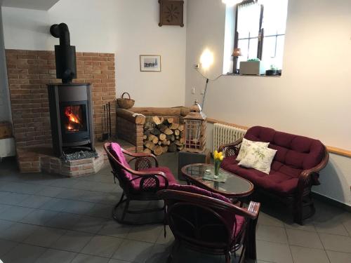 Mâncare şi băutură, Pension Aura Spicak, nektere pokoje se saunou in Zelezna Ruda