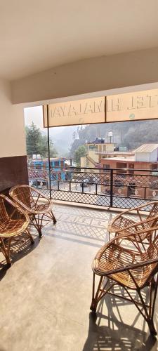 Balkons/terase, Hotel Himalayan in Syanachatti