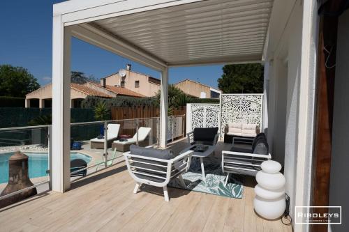 Entrance, Riboleys - Villa T4bis climatisee avec piscine in Vias