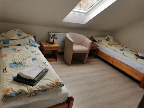 1 double bed