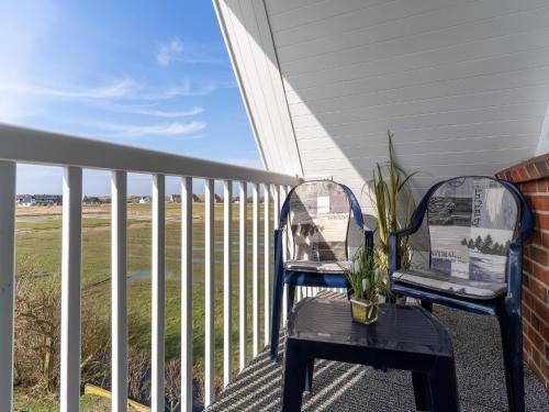 Balcony/terrace, Ferienwohnung fur 4 in St Peter-Ording in Am Deich