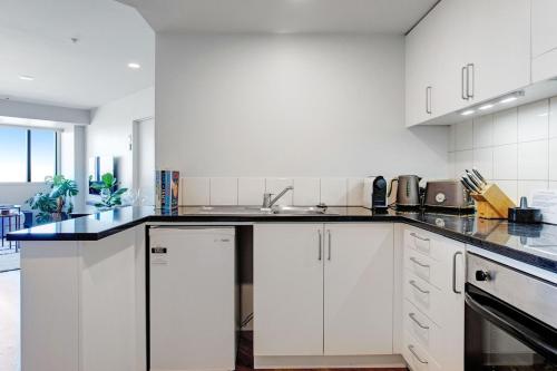 Super Plush Takapuna 1BR Apt Free CarPark on 6th Floor, Auckland (fotografie 9)