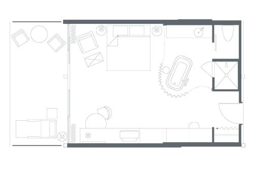 Studio King room in Hotel Valley Ho