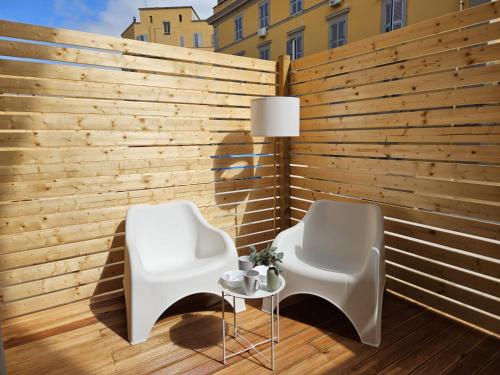 balkon/terras, Be Your Home - Guest House Montegrappa Terrace in Civitavecchia