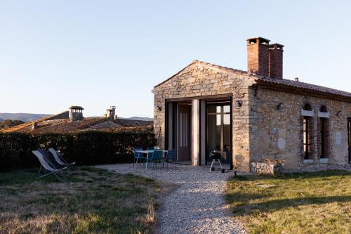 Viesnīcas āriene, La Bergerie de Fenouillet, domaine AB en Pic Saint Loup in Vacquieres